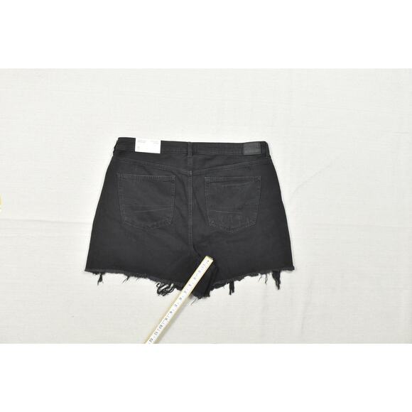 NEW American Eagle Black Highest Rise Mom Short Women's Plus Size 18 NWT - Picture 5 of 8